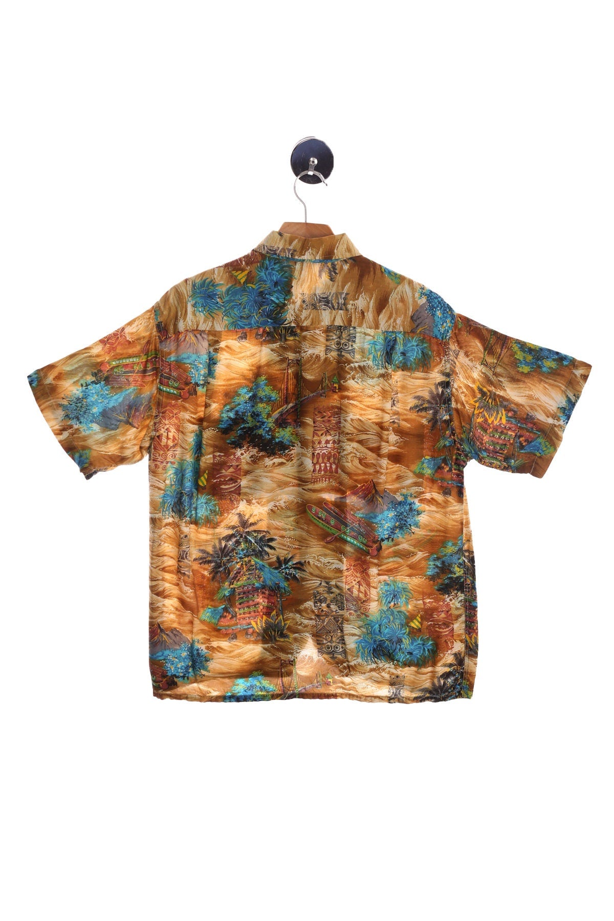 Vintage Men's Hawaiian Shirt - Made in Japan
