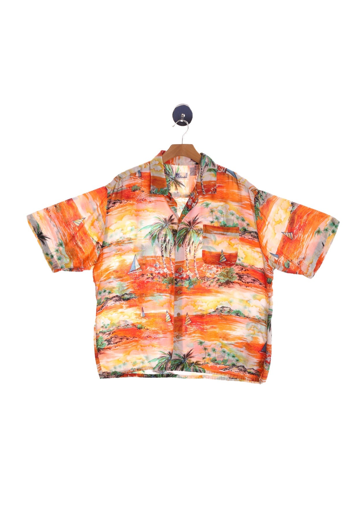 Vintage Men's Hawaiian Shirt - Era 60's - 70's