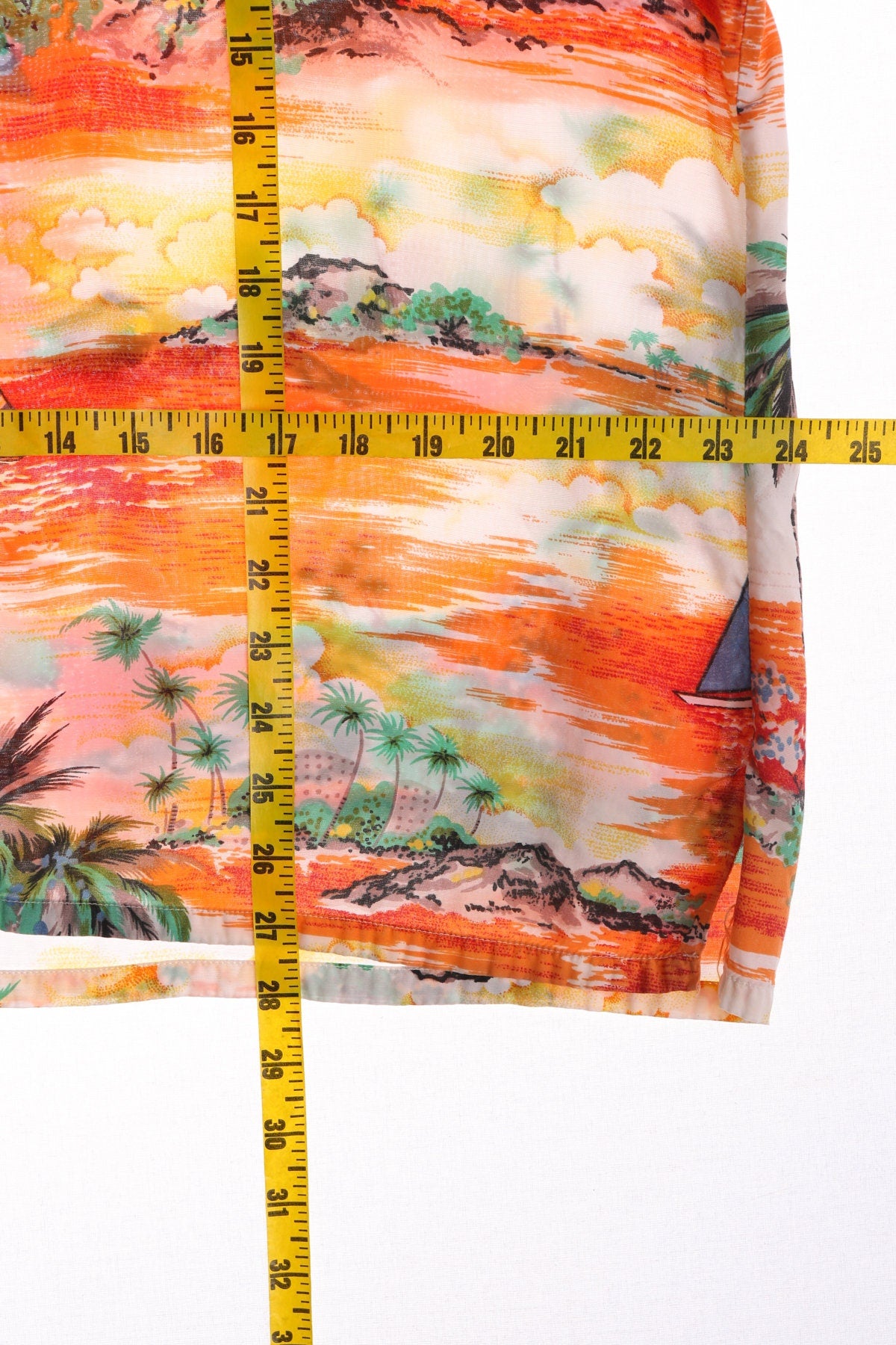 Vintage Men's Hawaiian Shirt - Era 60's - 70's