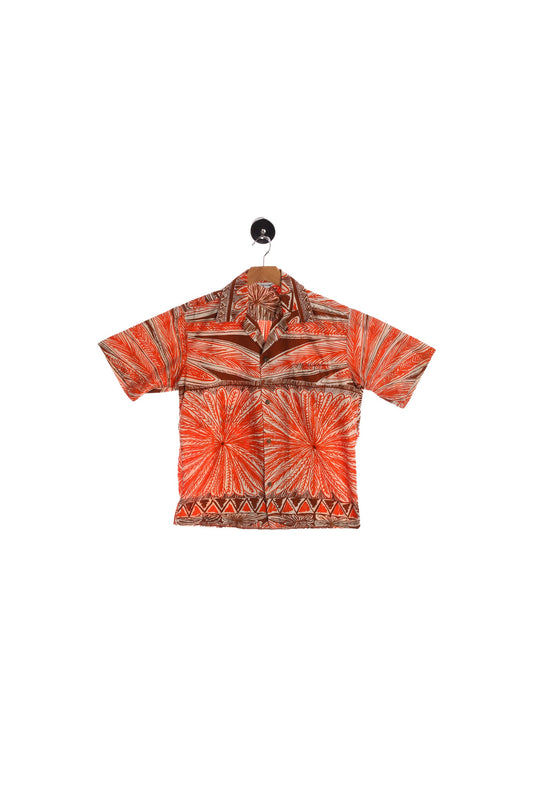 Vintage Men's Hawaiian Shirt - Era 50's - 60's