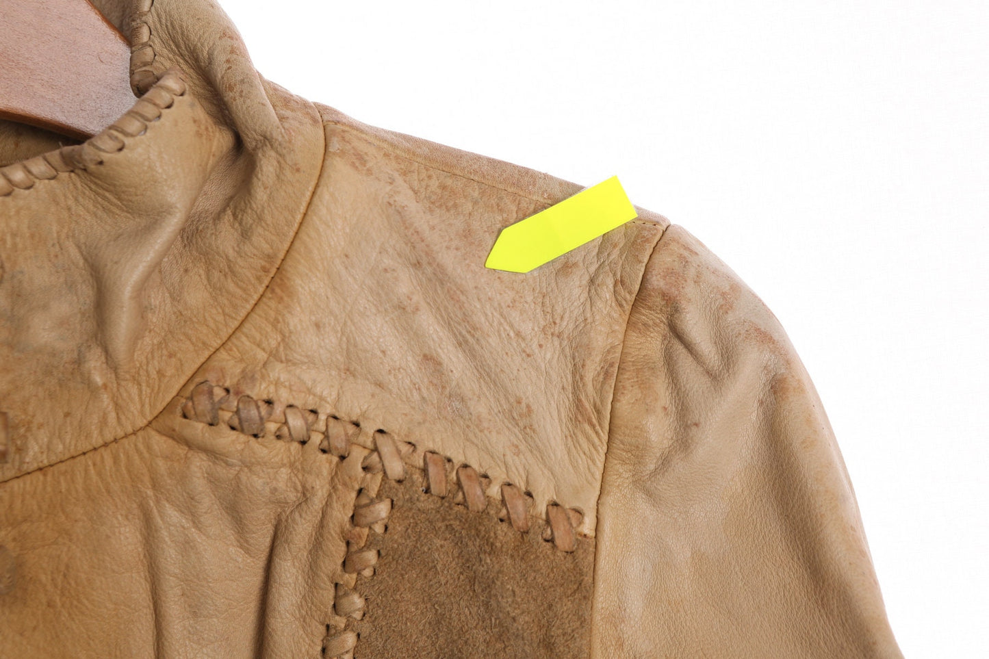 Vintage Women Leather Jacket - Era 60's - 70's - Hand Made - North Beach Style