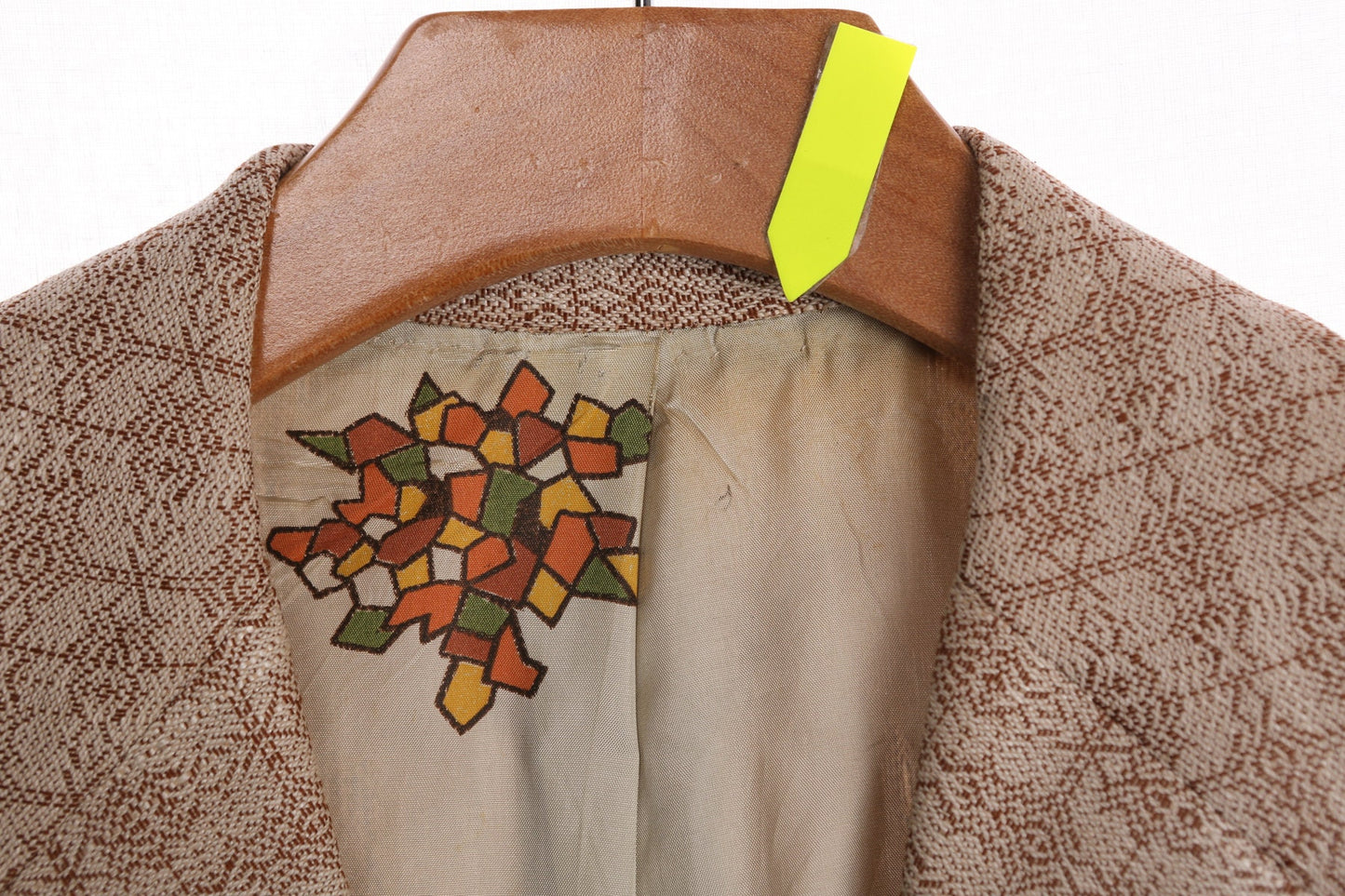 Vintage Beige Casual Blazer - Era 60's 70's