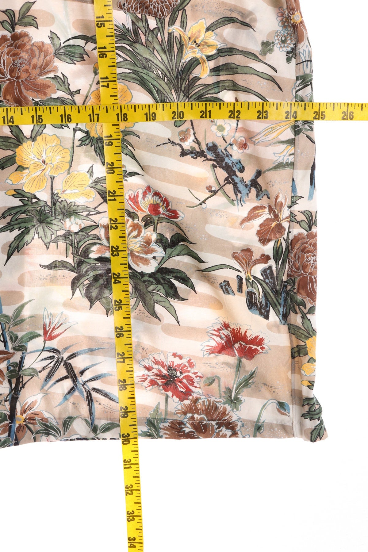 Vintage Floral Print Hawaiian Shirt - Made in Japan - Era ( 40's - 50's )