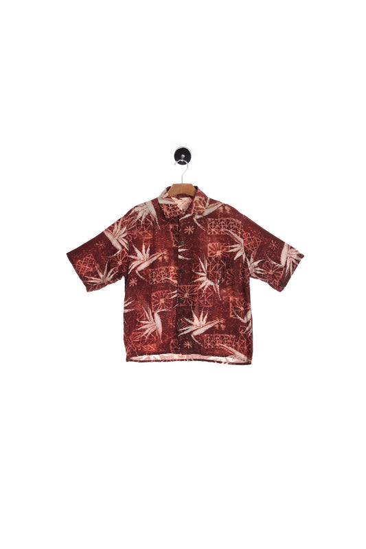 Vintage Brown Hawaiian Shirt