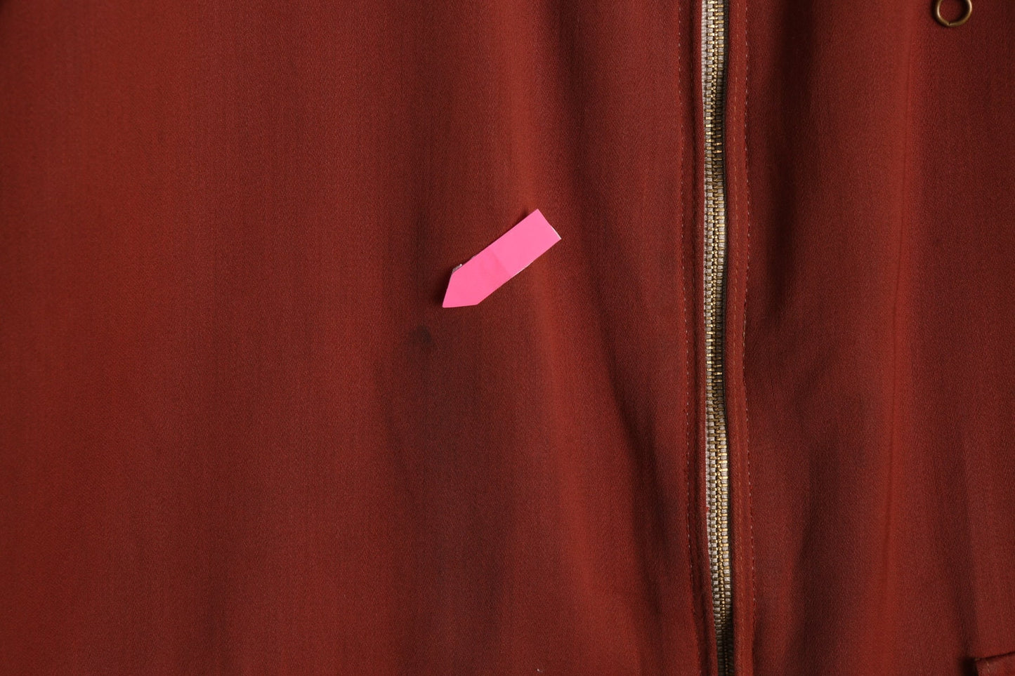 Vintage Men Brown Gabardine Coat - Era 40's - 50's