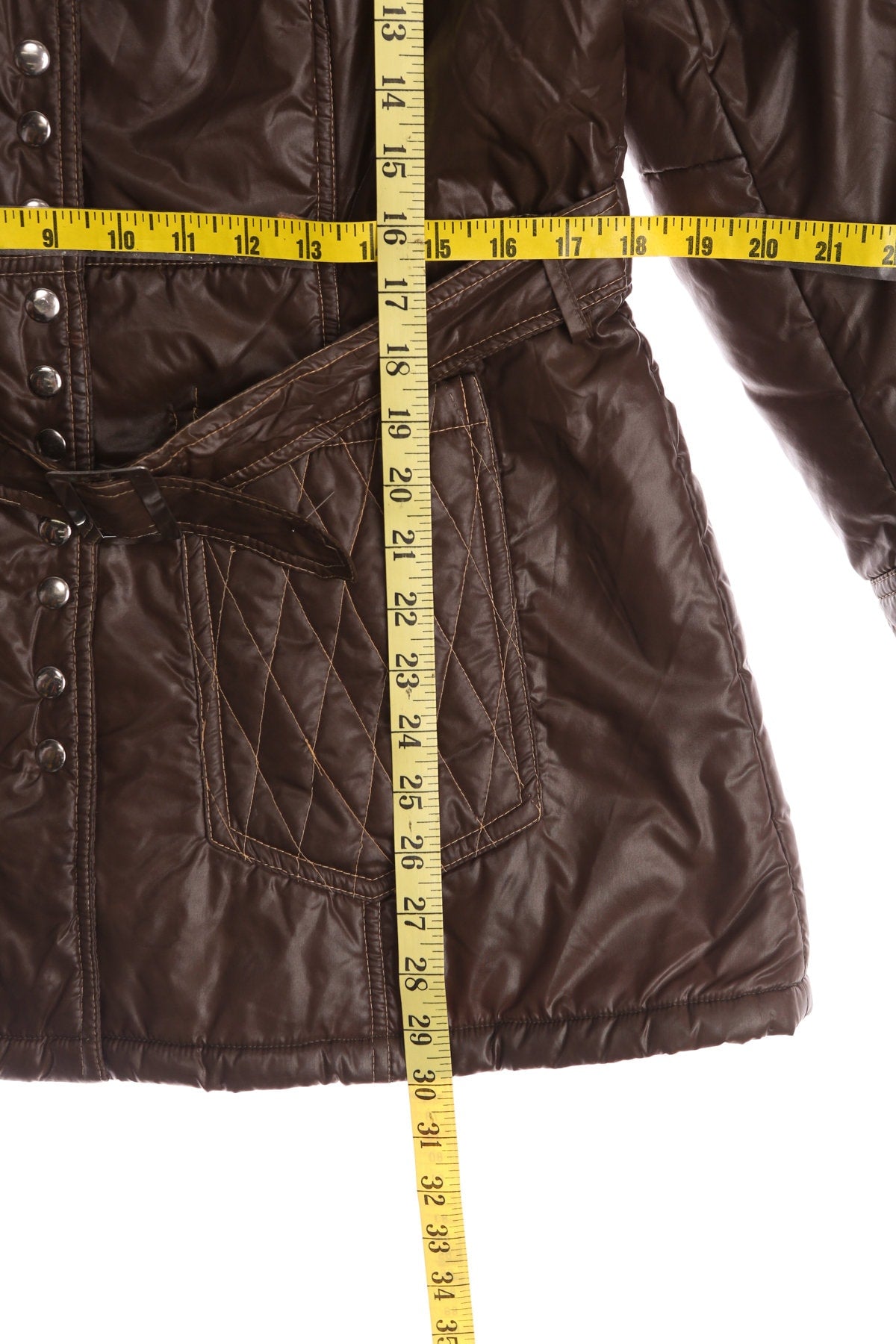 70's Women Brown Windbreaker Jacket