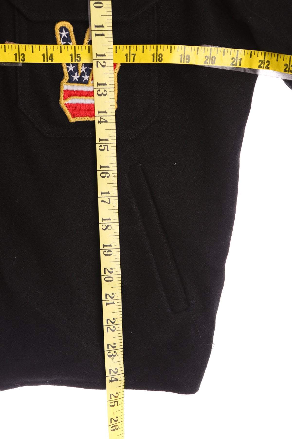 Vintage Black Military Souvenir Jacket - Persian Gulf Excursion West Pac 1991 - USS. Abraham Lincoln (CVN - 72)