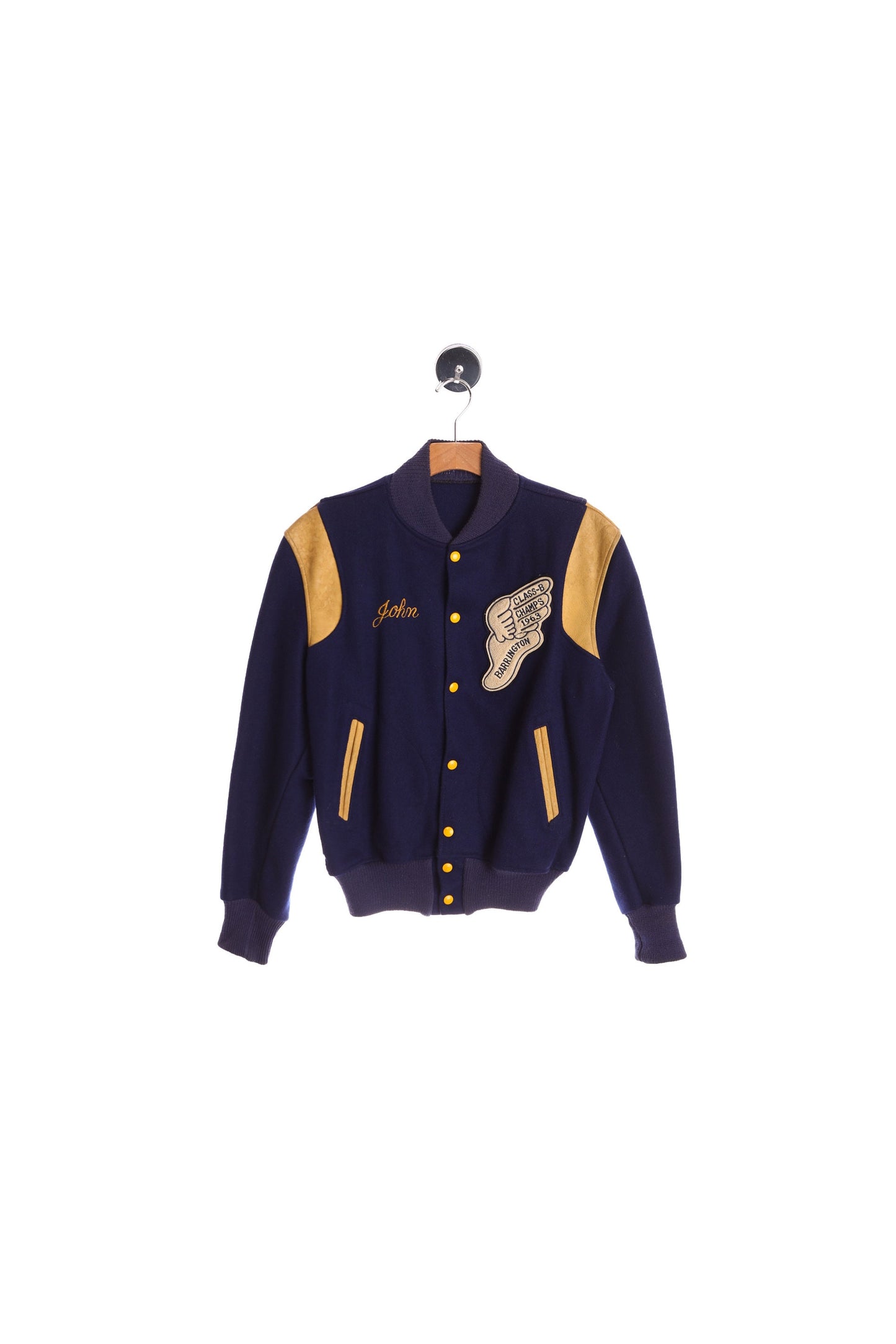 Vintage Men Varsity Jacket - 1963 Barrington Class B Champs