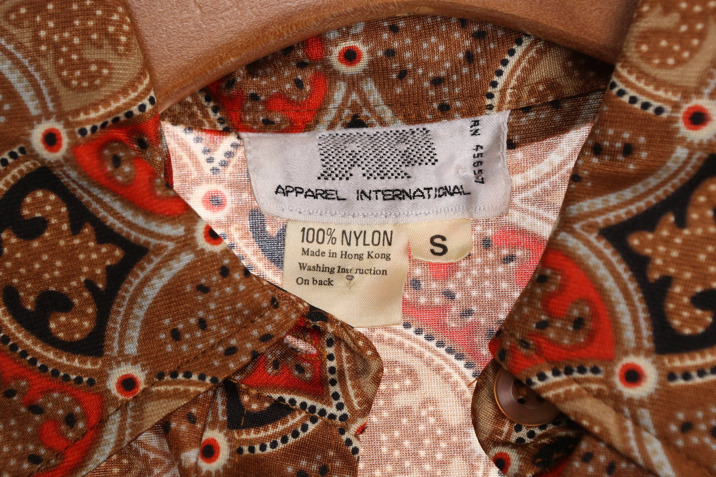 70's Women Brown Disco Top