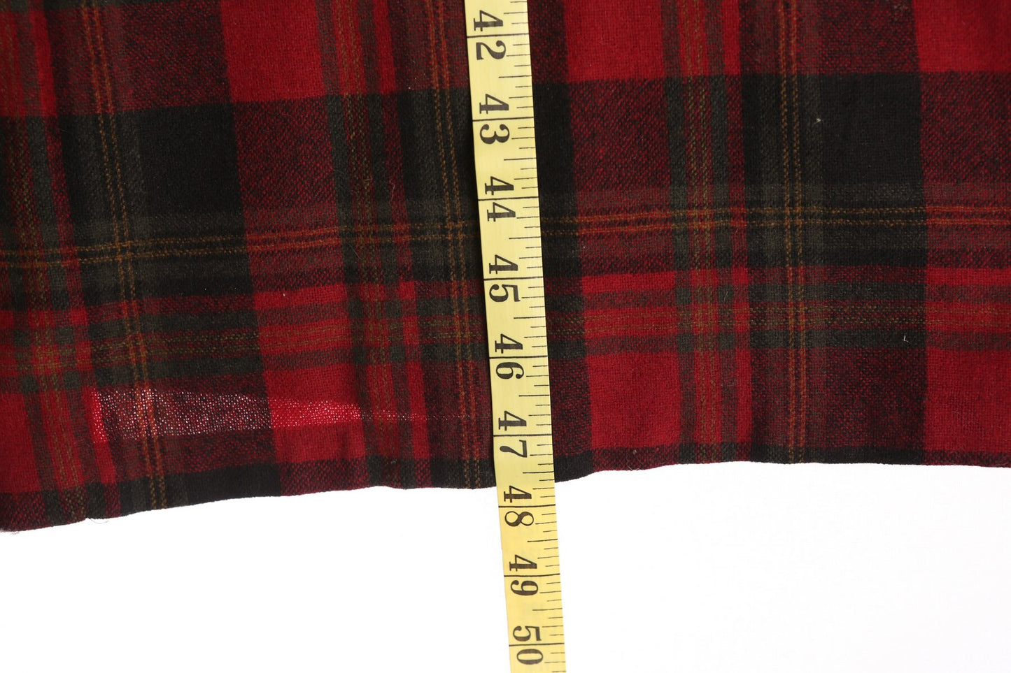 Vintage Pendleton Men's Robe - Black and Green Plaid Pattern