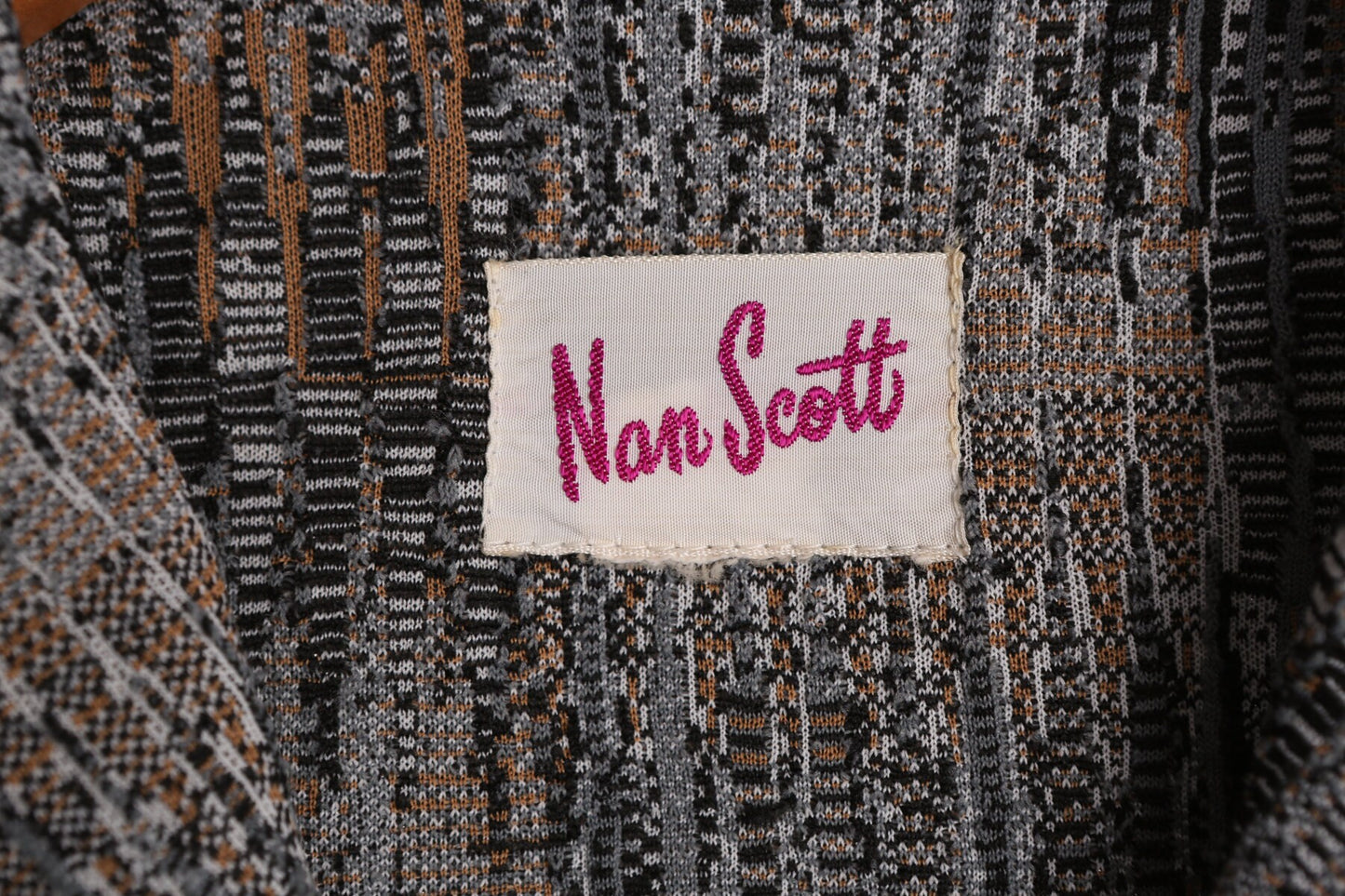 Vintage Women Gray Polyester Casual Suit - 2 Piece Suit