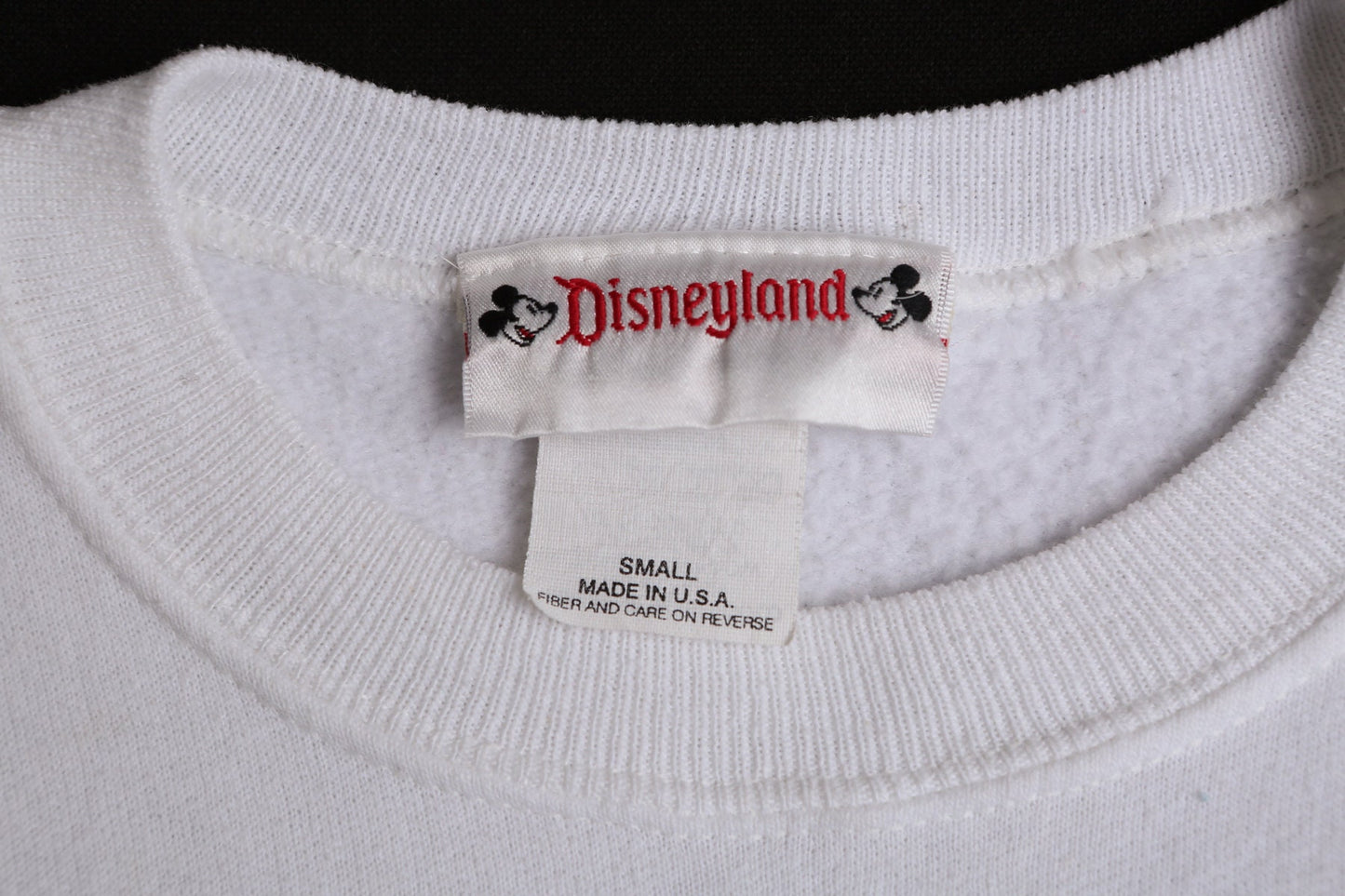Disneyland Characters White Graphic Sweatshirt
