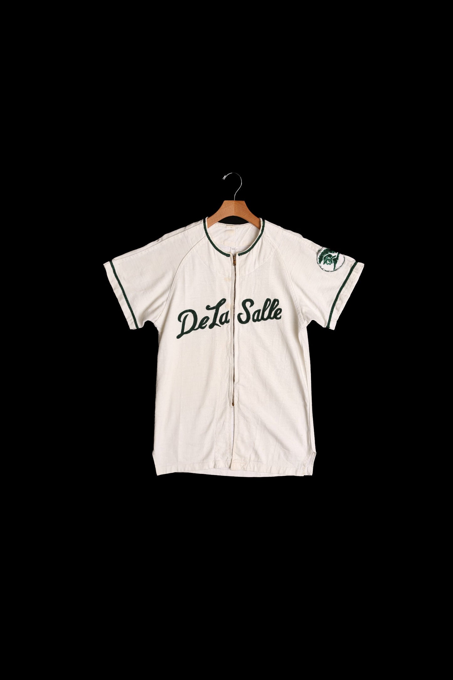 Vintage Baseball Jersey -De la Salle Front Embroidered Letters - Number 12
