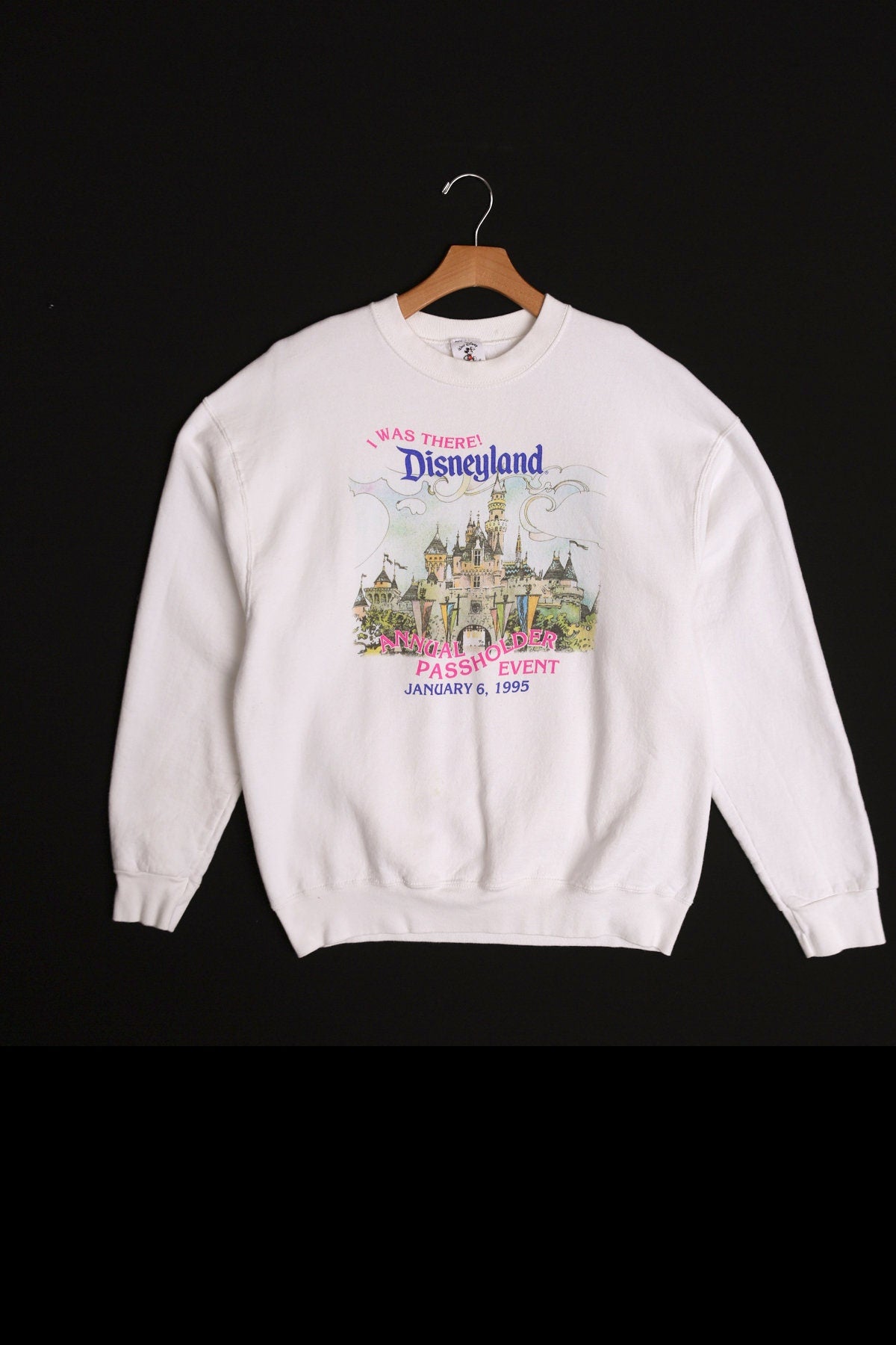 Vintage Disneyland Annual Passholder Event 1995 Graphic Sweatshirt