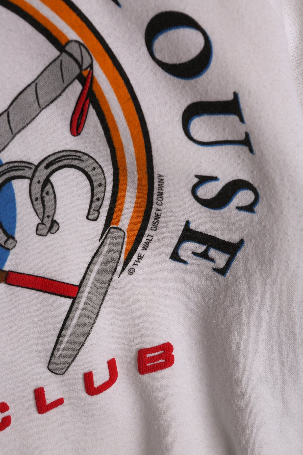 Vintage Mickey Mouse Sweatshirt - Polo Club Print