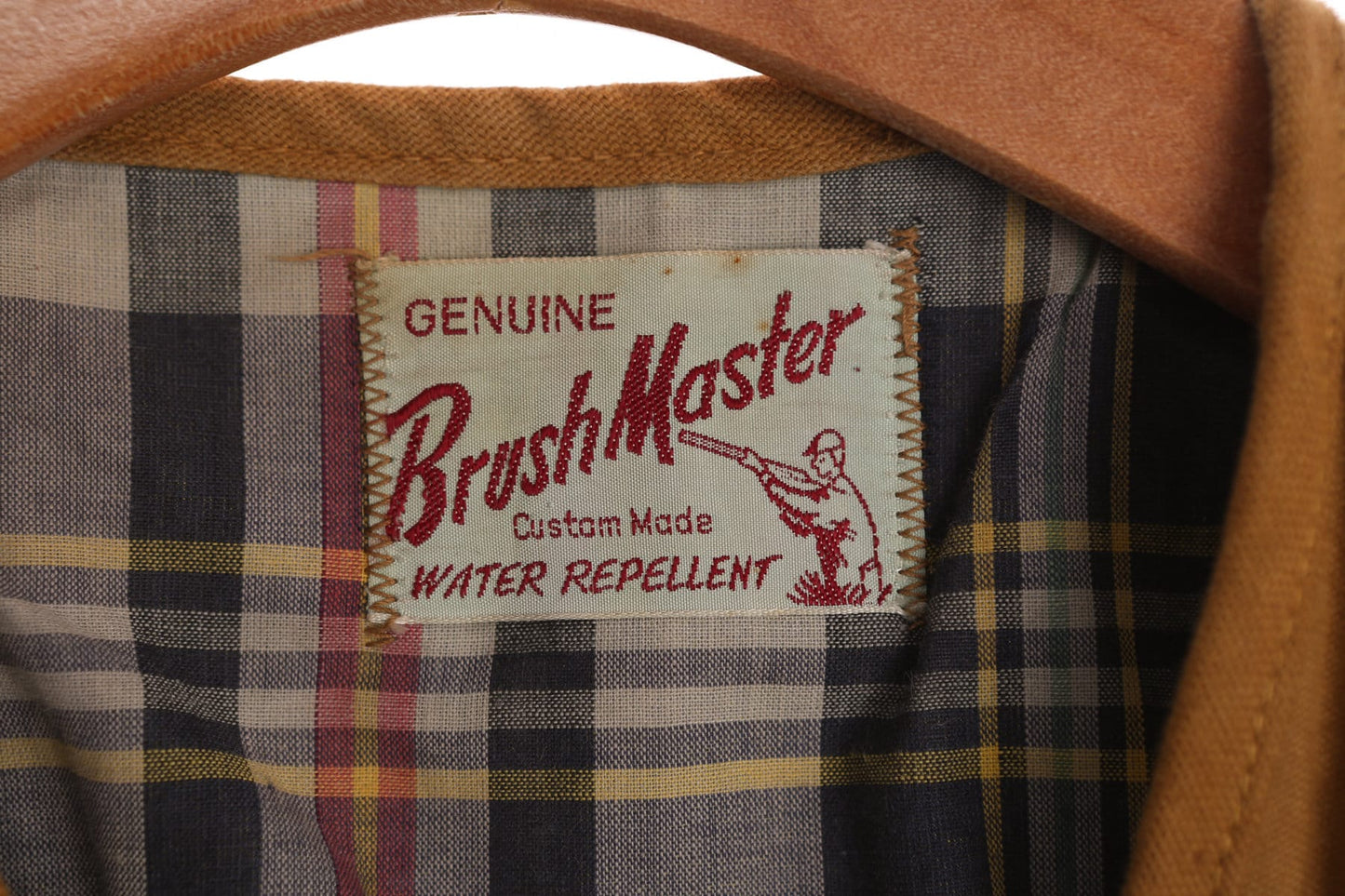 Vintage Hunting Vest - Canvas - Costume Made by Brush Master - Era 40's - 50's