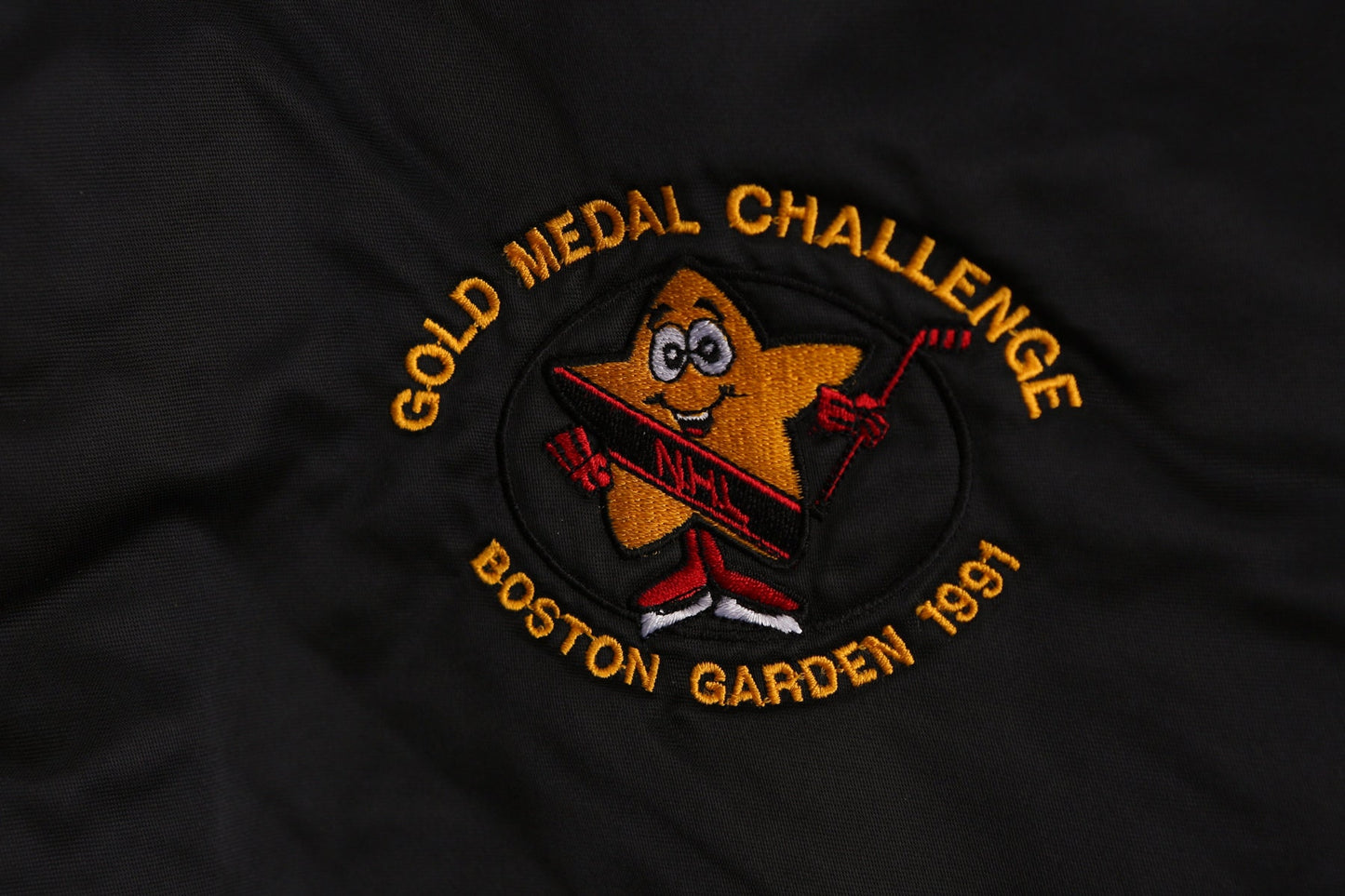 Vintage NHL Jacket - Celebrity All Star Hockey - Black Bomber Jacket