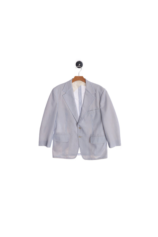 70's Blazer - Men's casual Jacket - Light Blue - Polyester