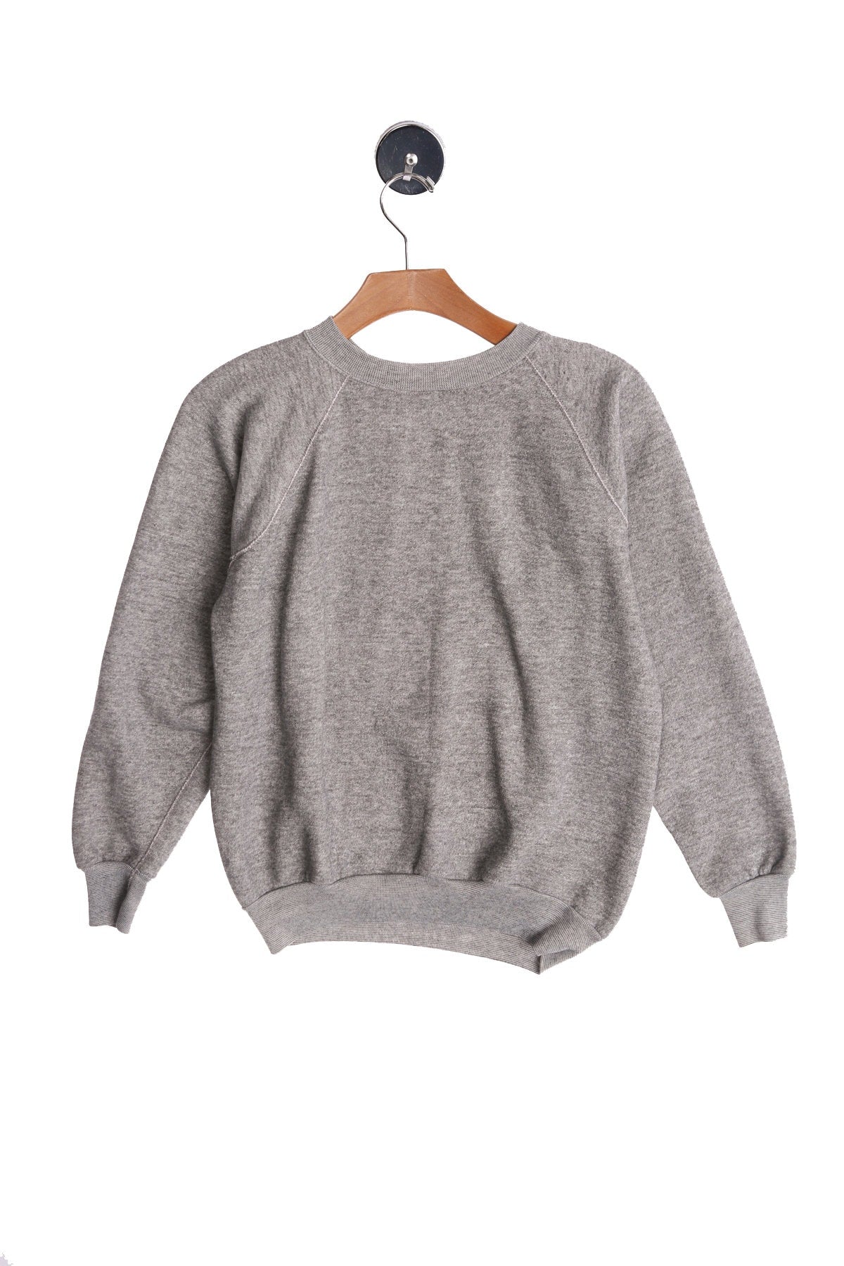 Vintage Gray Graphic Sweatshirt - Royal New Zealand Cadets Print