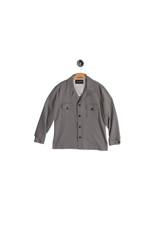 Vintage Men Gray 70's Plaid Jacket by Haggar