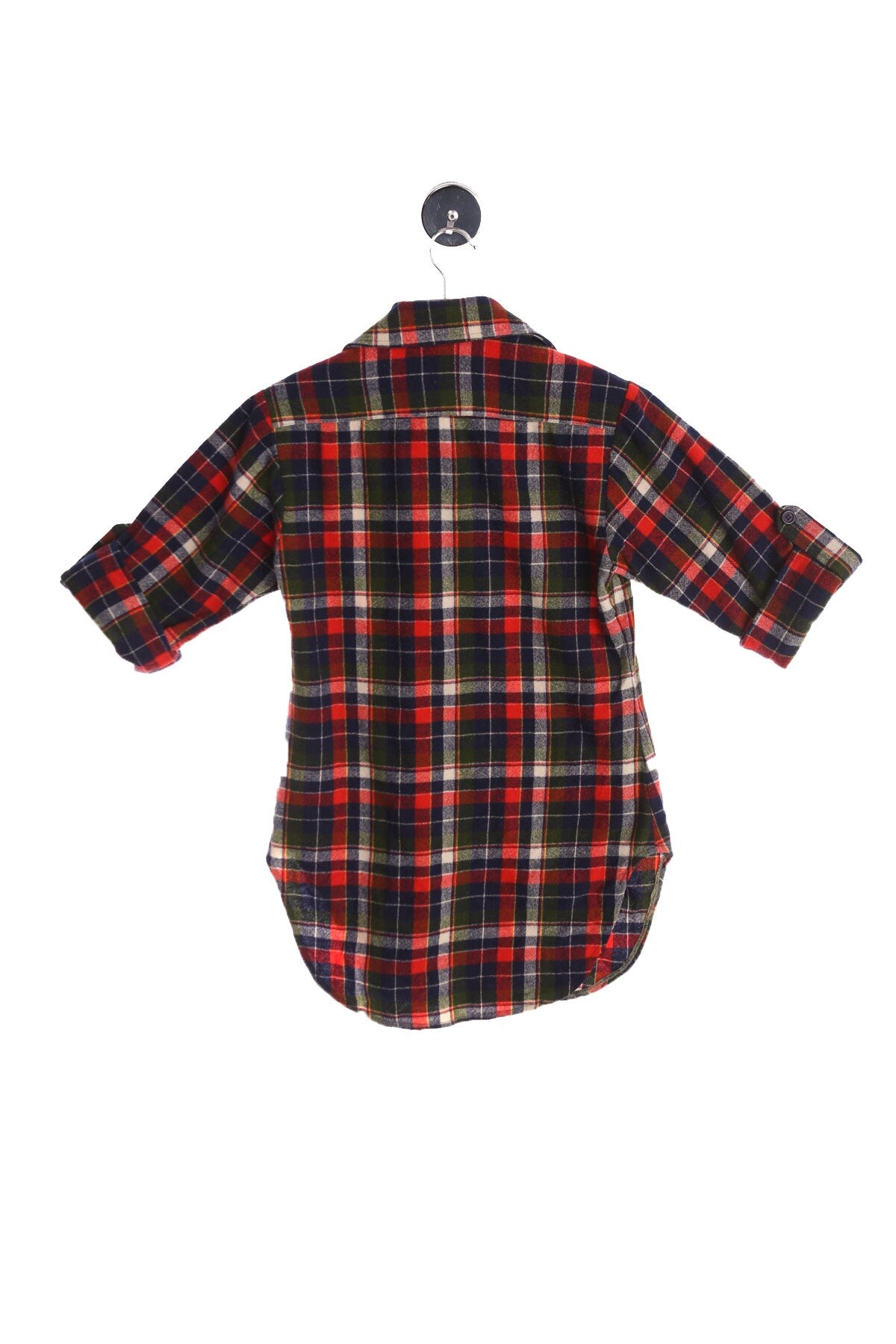 Vintage Women Plaid Flannel Blouse