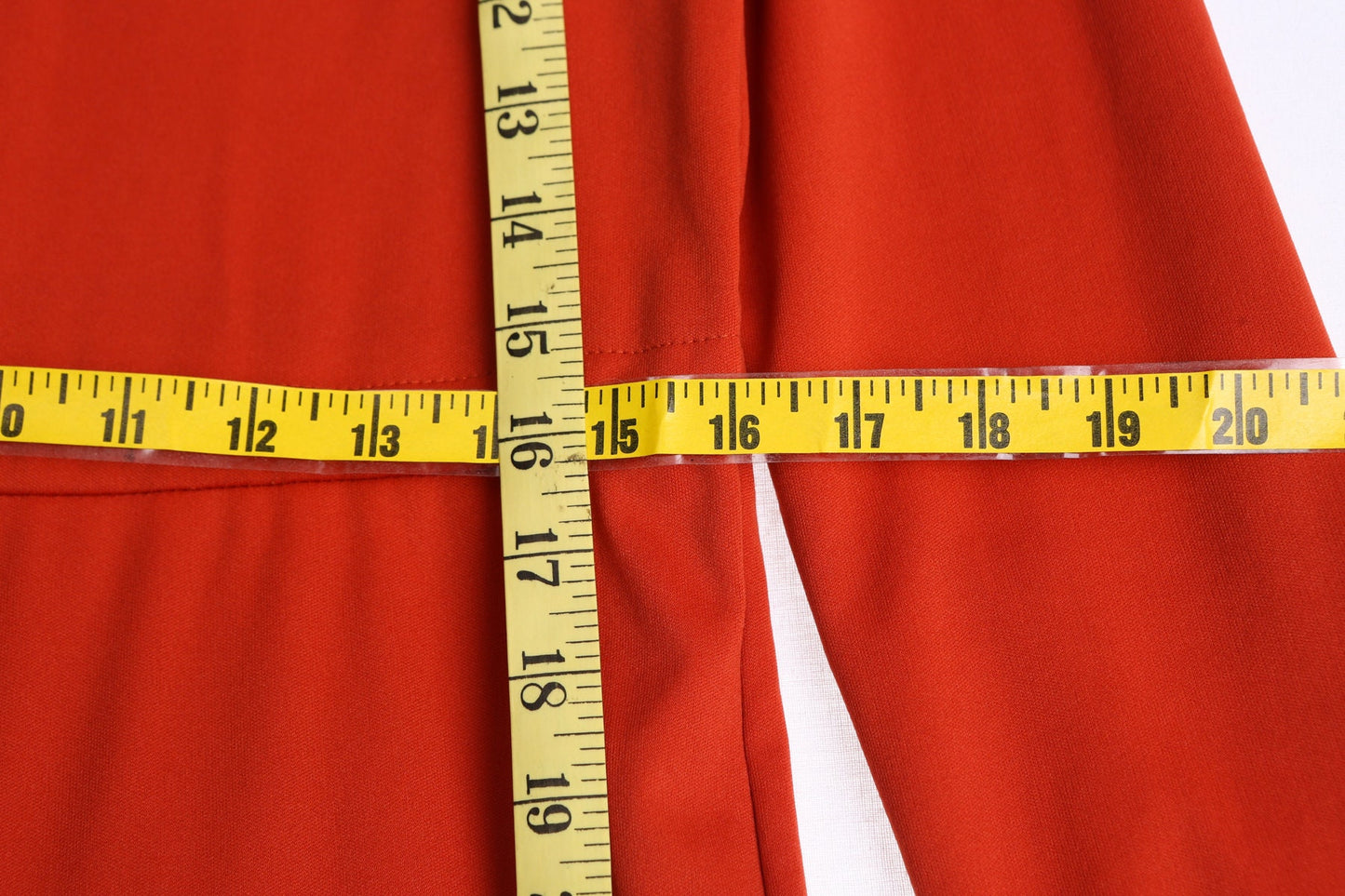 70's Red Jumpsuit with Waist Belt