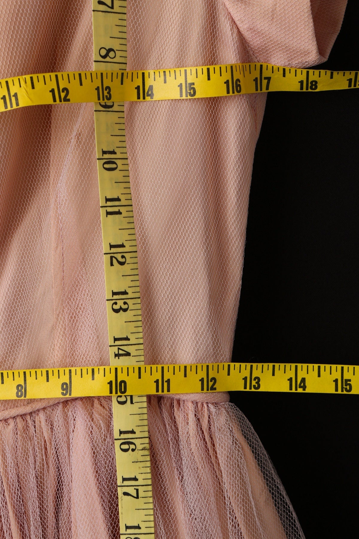 Vintage Women Pink Ball Gown Dress - Era 50's - 60's