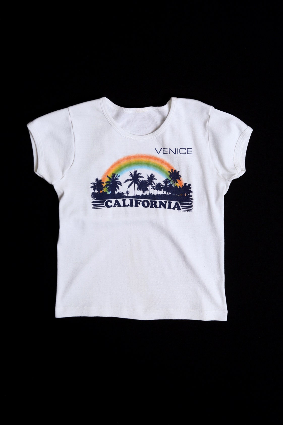 California Print Vintage Women T-shirt