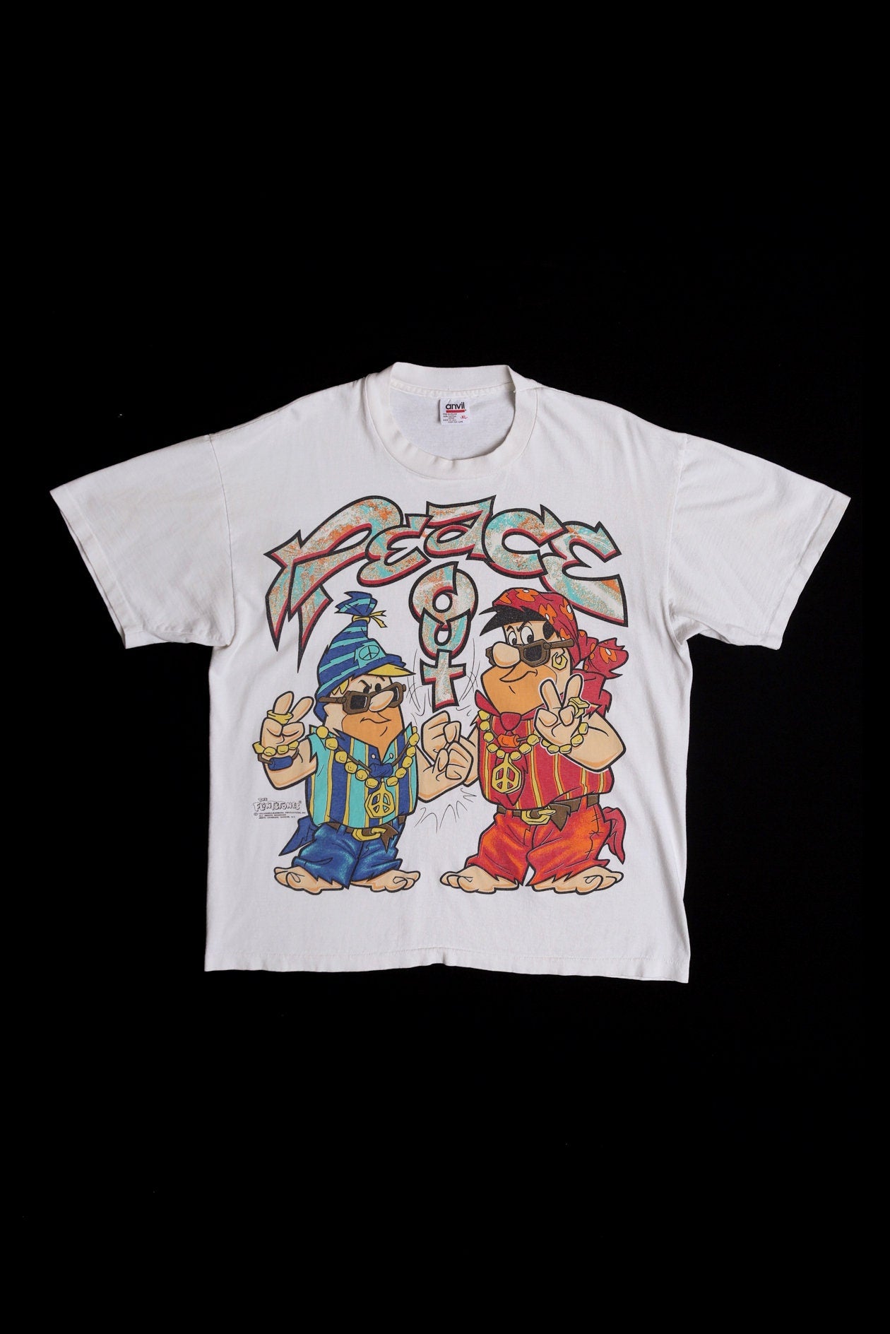 Peace Graphic T-shirt - The Flintstones - Cartoon