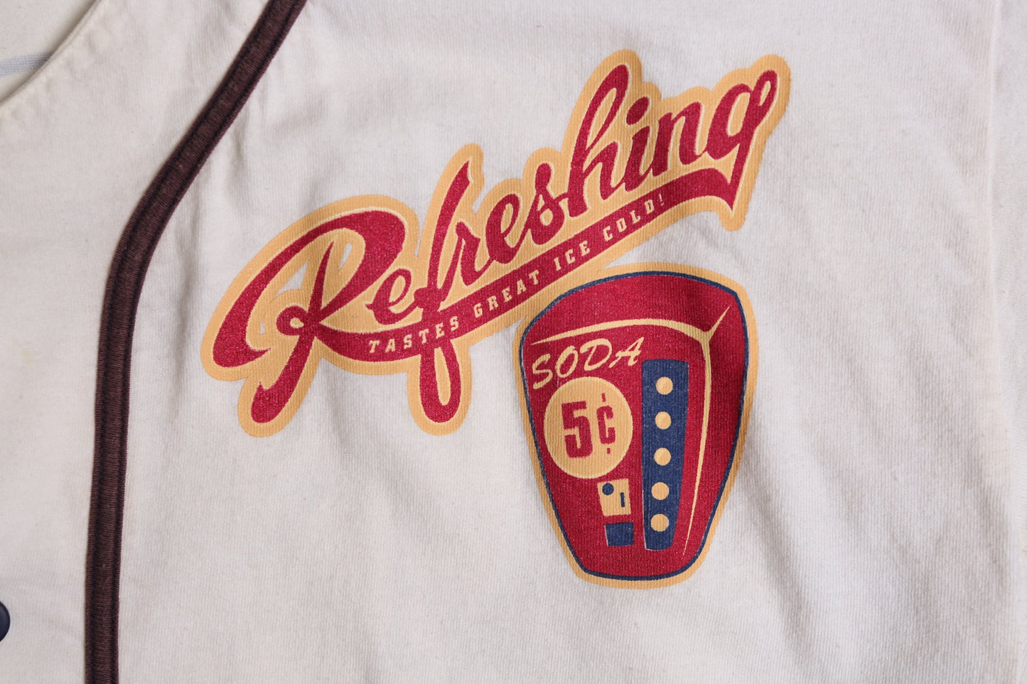 Vintage Graphic baseball Shirt - Looney Tunes - Refreshing Soda Print