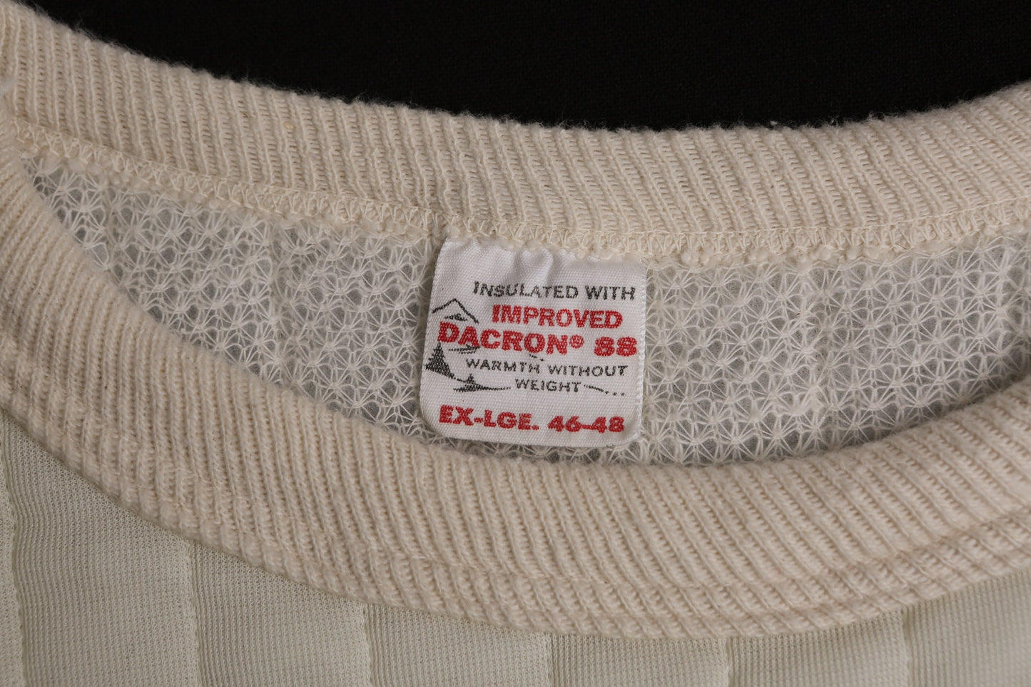 Vintage Polyester Beige Sweatshirt