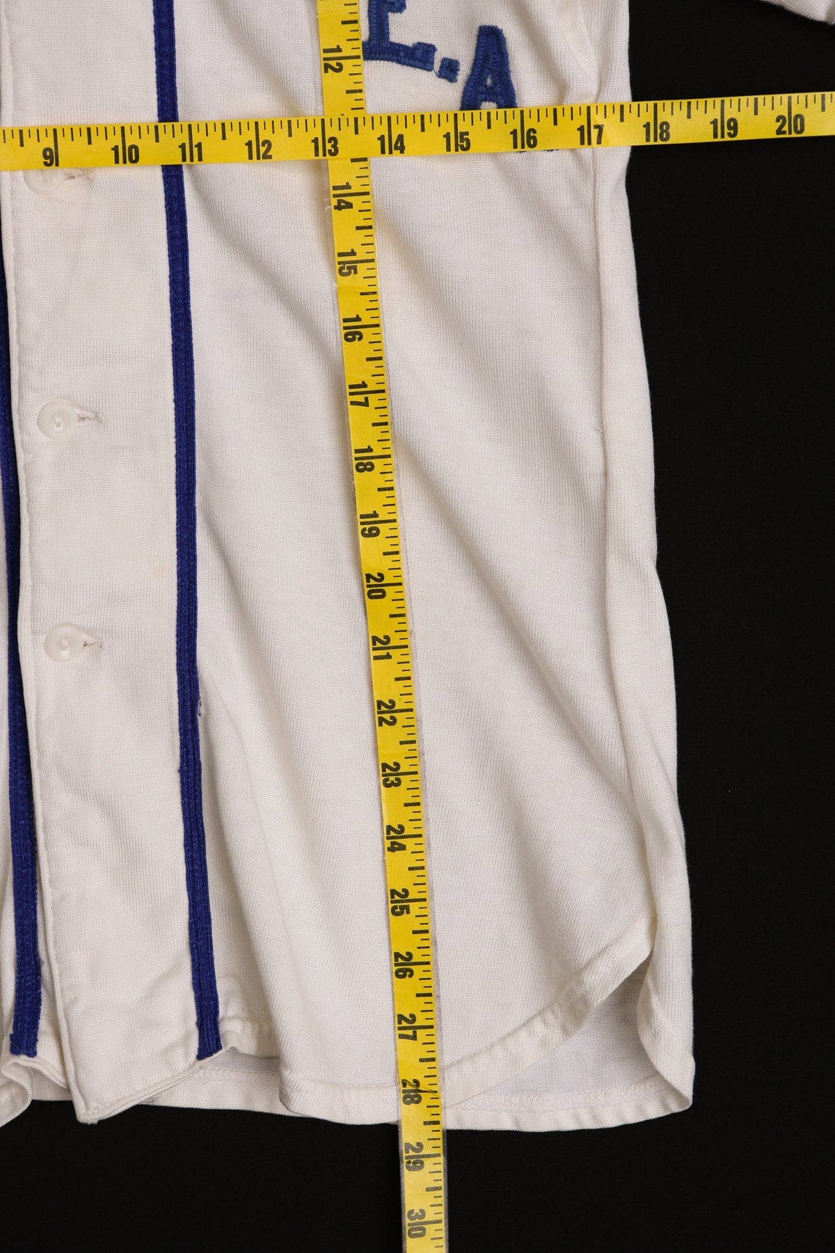 Vintage Baseball Jersey - by Fab Knit - San Joaquin Co. Employees Association