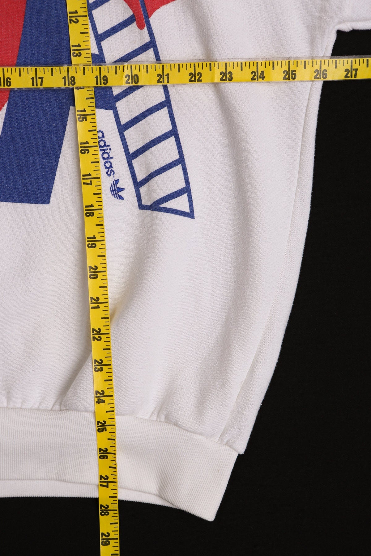 Vintage White USA Print Graphic Sweatshirt