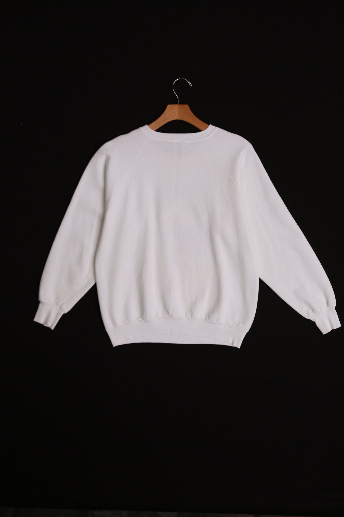 Vintage White Sweatshirt - Mickey Mouse Print