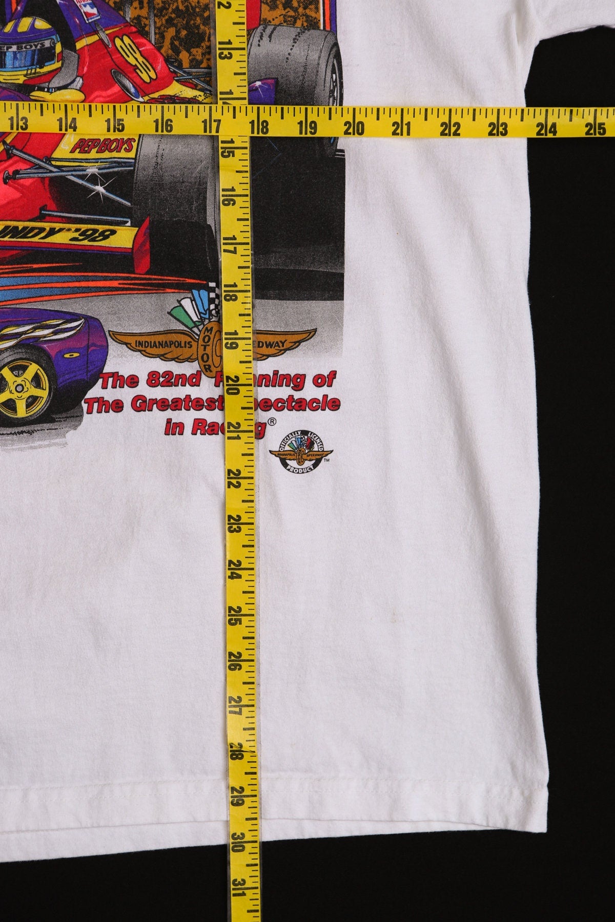 Indianapolis 500 March 24, 1998. graphic T-shirt- 82nd Run - Formula One