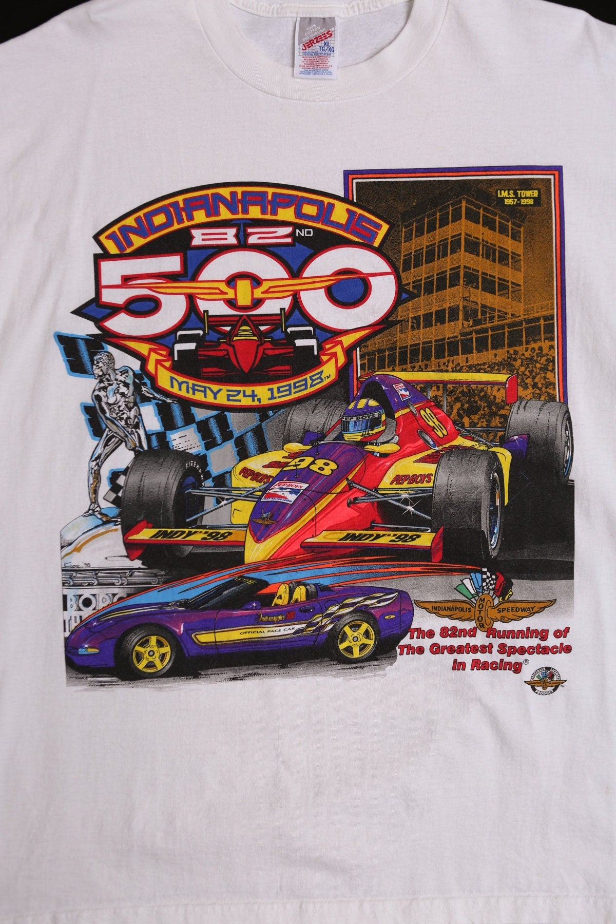 Indianapolis 500 March 24, 1998. graphic T-shirt- 82nd Run - Formula One