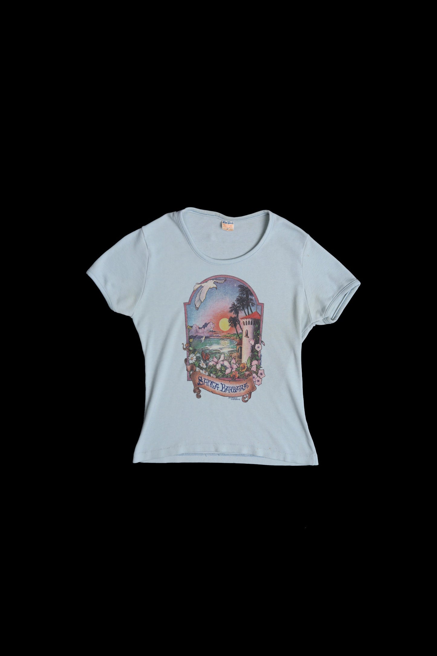 Santa Barbara Vintage Women Graphic T-shirt - Era 70's - 80's