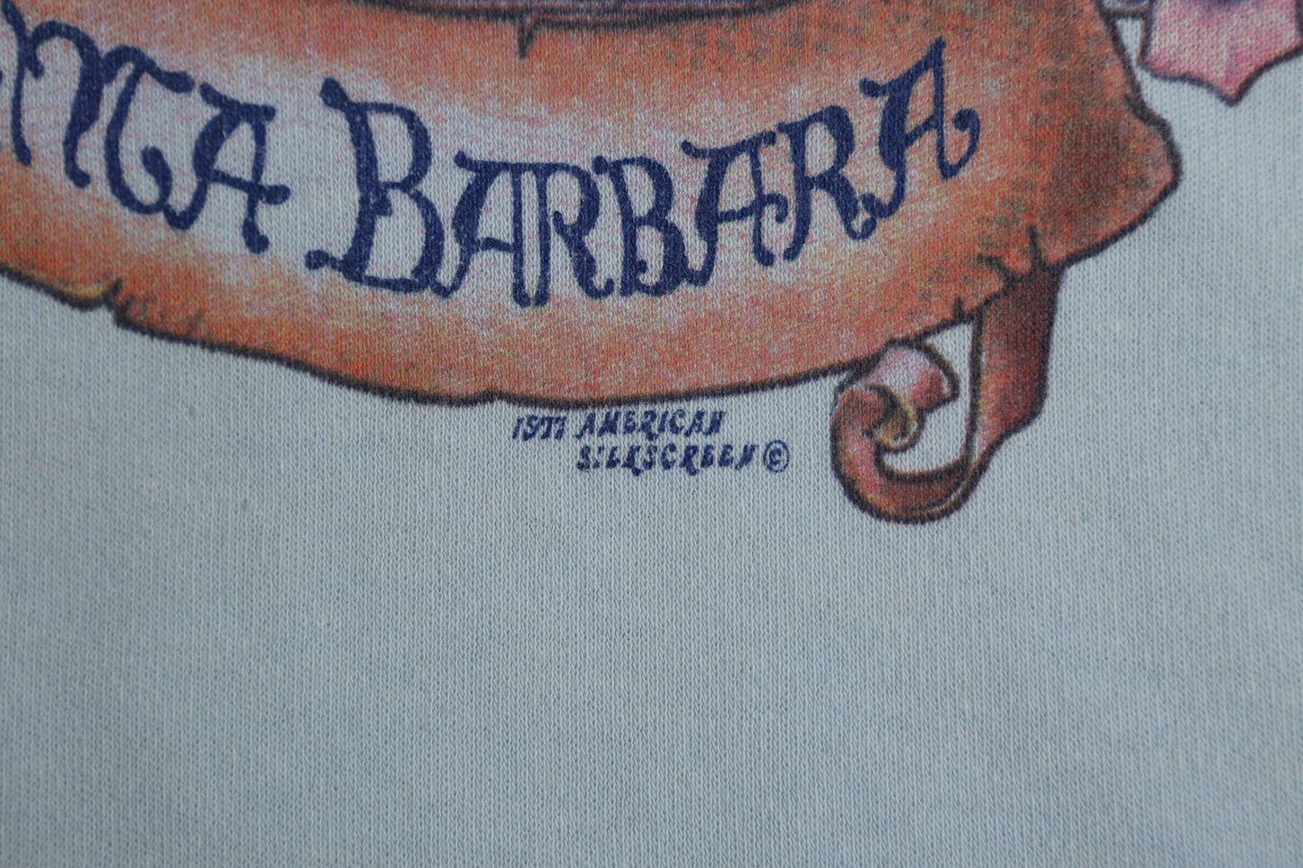 Santa Barbara Vintage Women Graphic T-shirt - Era 70's - 80's