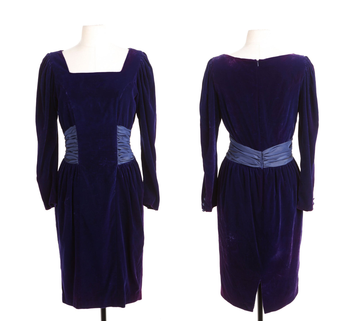 Vintage Purple Evening Dress - Era 80's - 90's