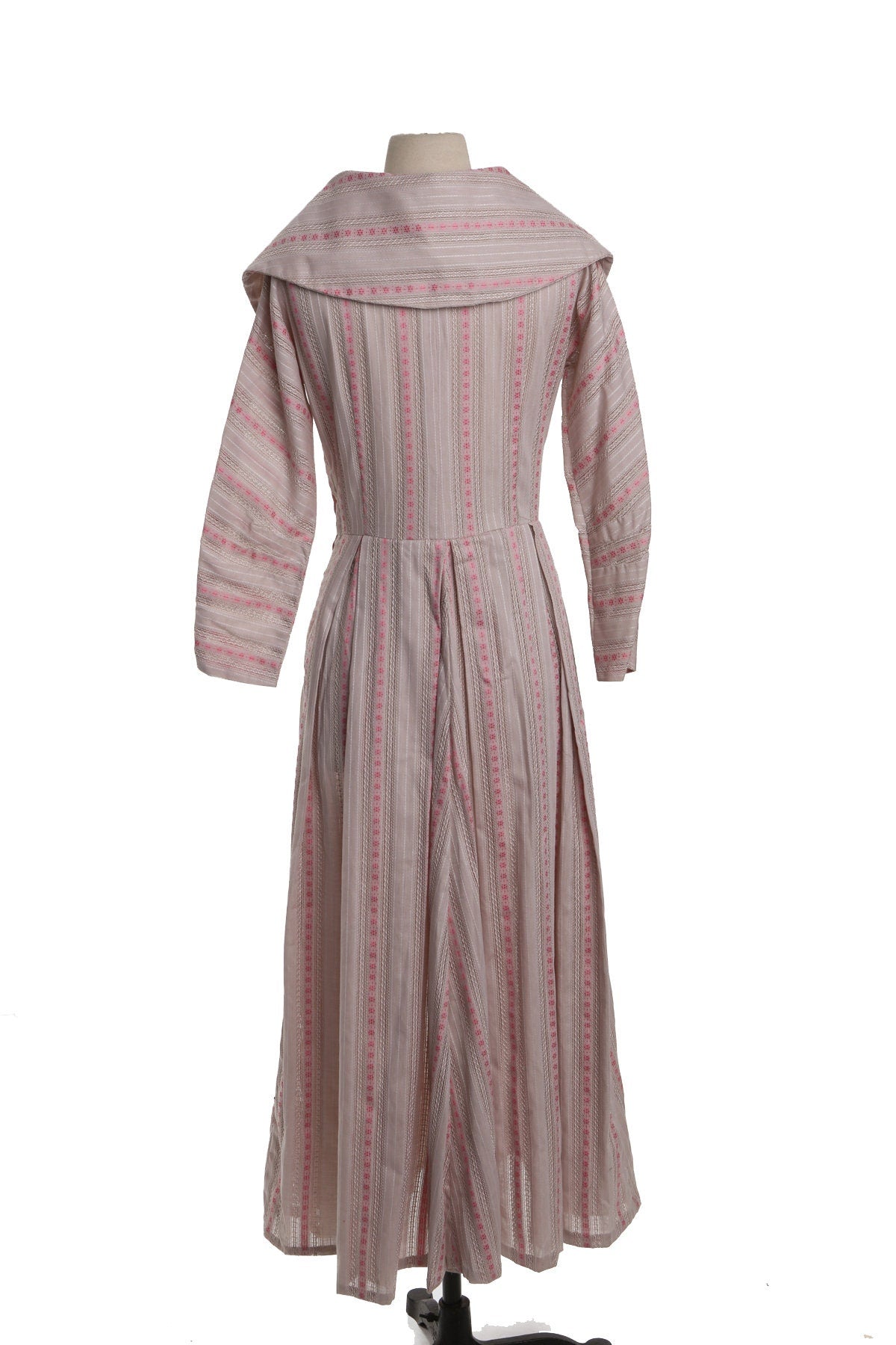 Vintage Casual Dress - Striped - Era 40's - 60's