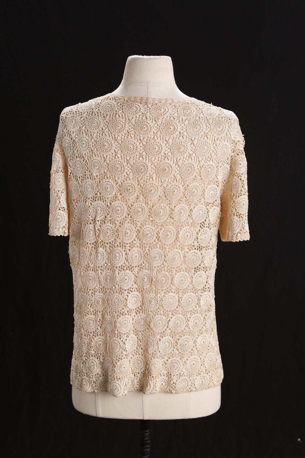 Vintage Women Crochet Top - Era 60's - 70's