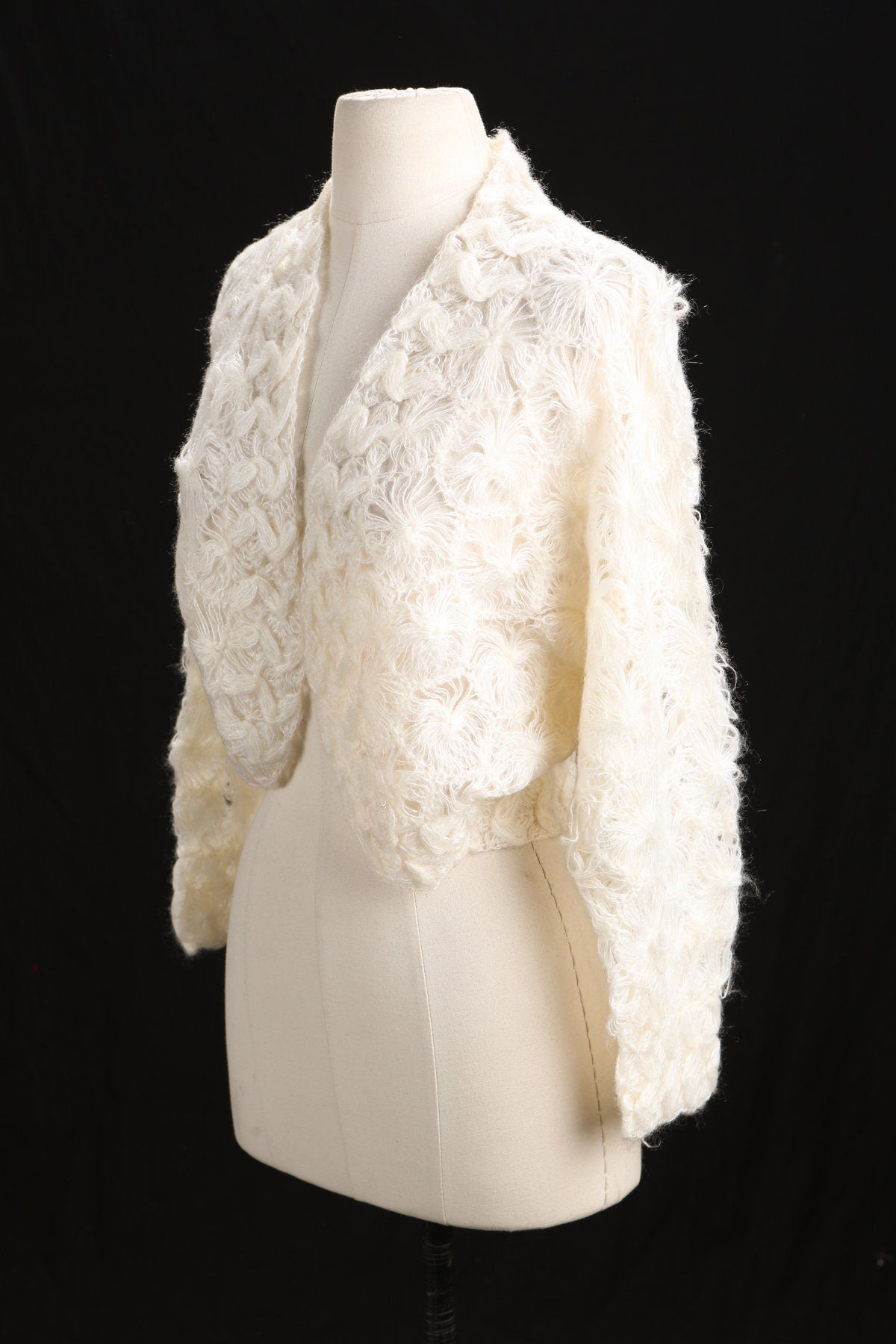 Vintage Women Bolero Sweater - Era 50's - 60's