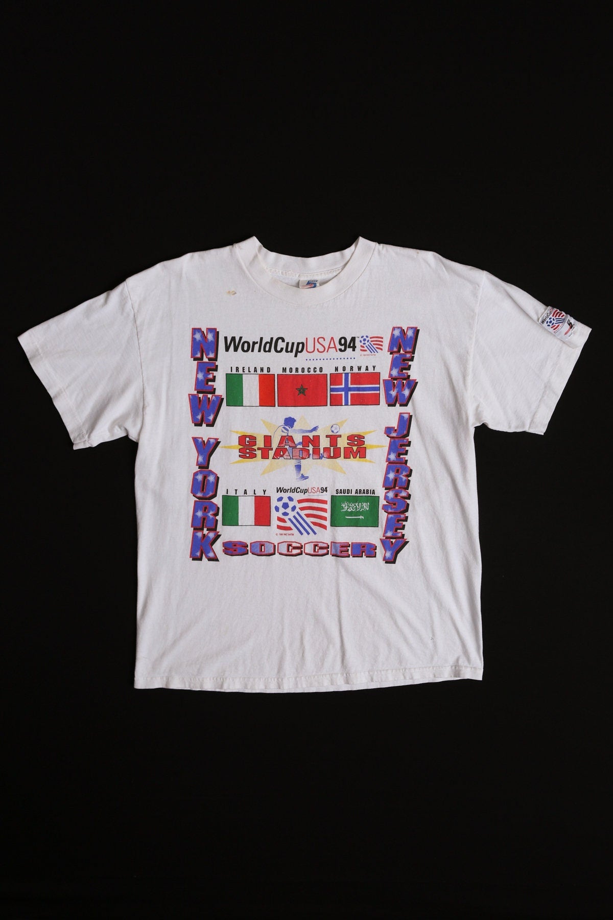 1994 World Cup USA Soccer - Giants Stadium - New York - New Jersey - Graphic T-shirt