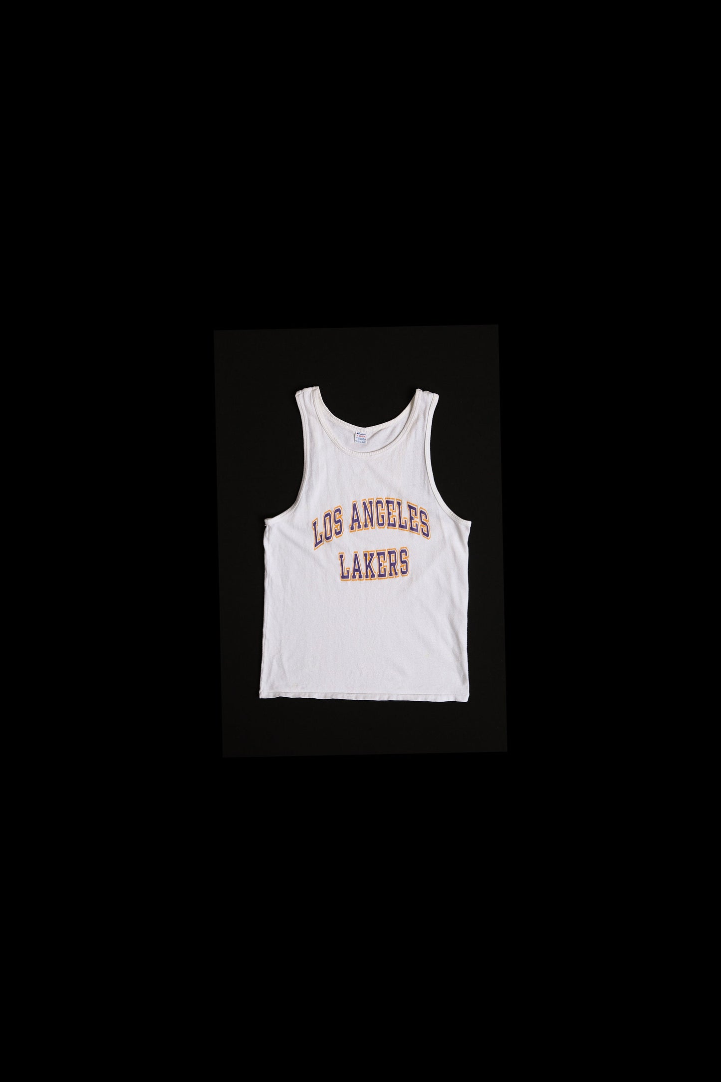 Los Angeles Lakers Champion White Graphic Tank Top