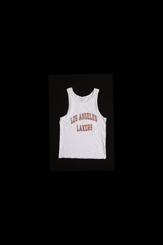 Los Angeles Lakers Champion White Graphic Tank Top