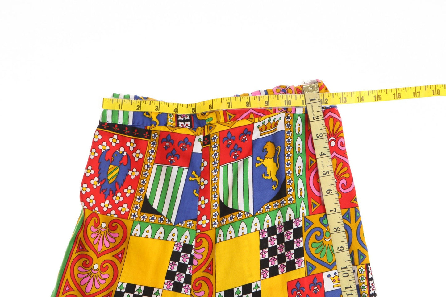 Vintage 70's hippie patchwork print yellow floral women boho strap