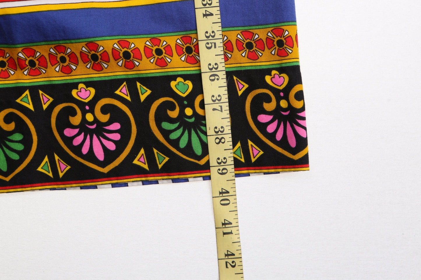 Vintage 70's hippie patchwork print yellow floral women boho strap
