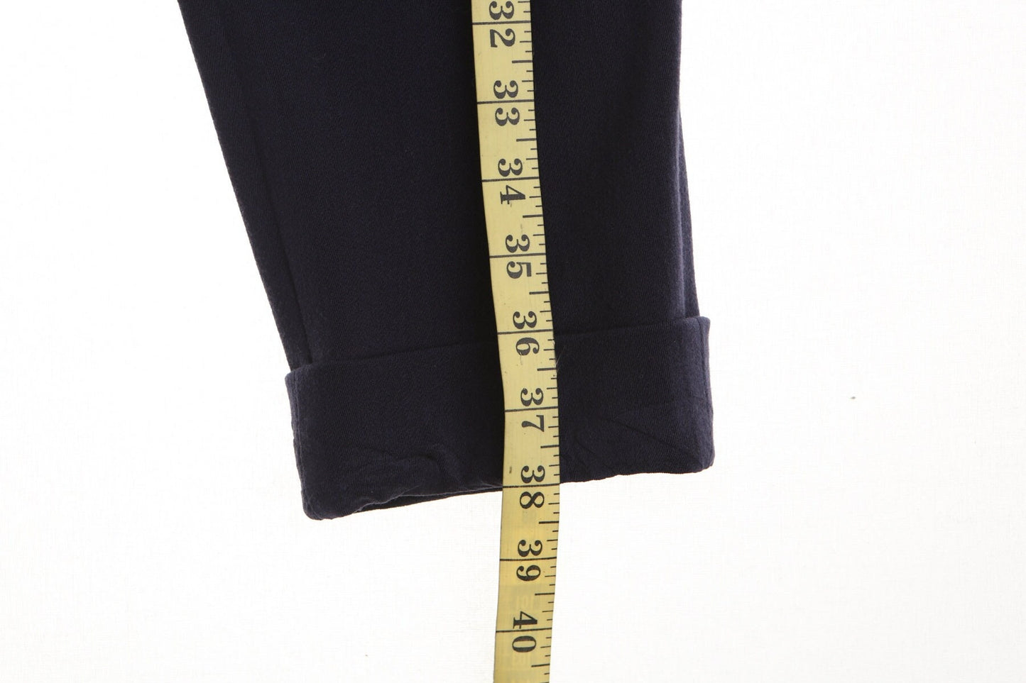 Escada women blue casual pants high waist made in germany y2k formal