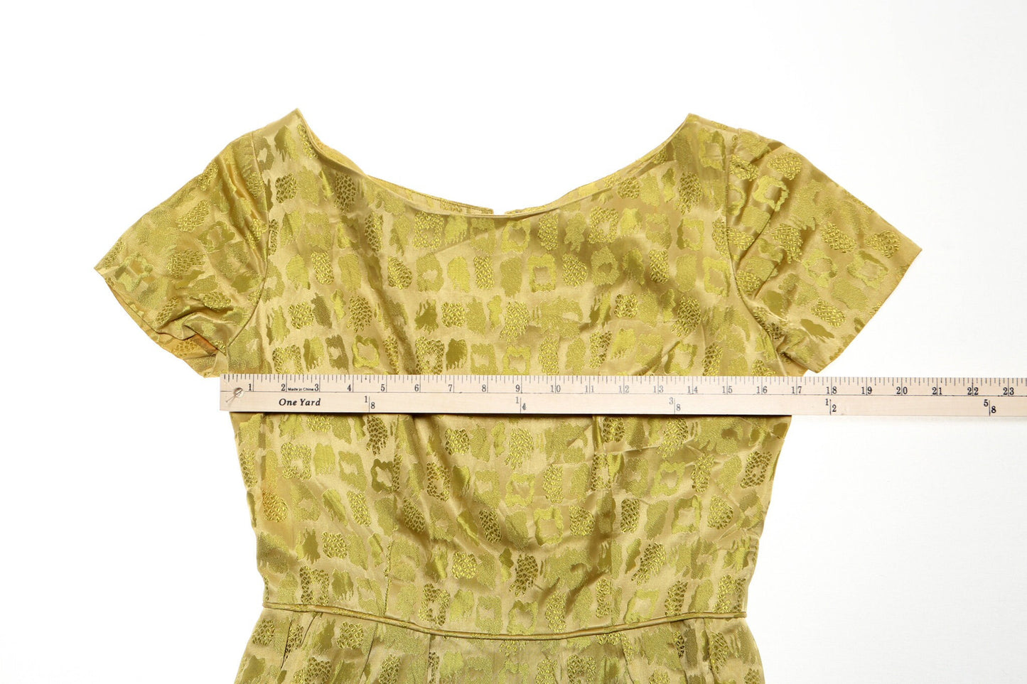 60's 50's women casual green dress formal vintage bright mod mad men retro pinup