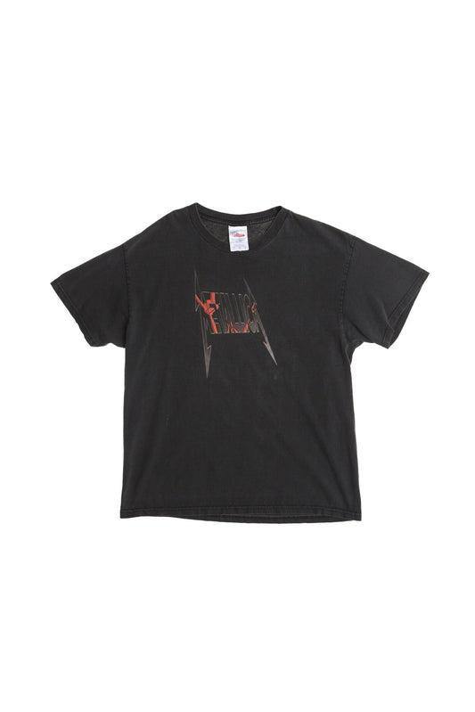 Metallica black shirt y2k 90's 2000 rocker t-shirt graphic fist